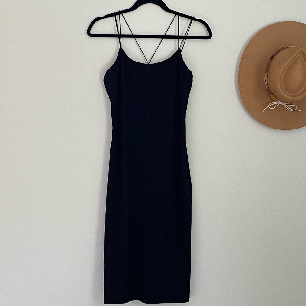 House of Harlow 1960 Black Midi Dress